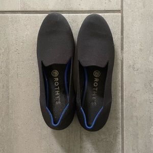 Black Rothy’s loafers, size 9